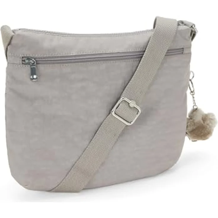 Kipling Basic Arto Umhängetasche, 29 cm, grau, verstellbarer Schultergurt, mehrere Fächer – Bild 4