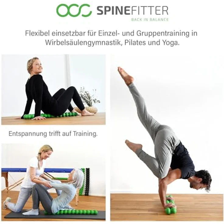 SISSEL SPINEFITTER Blau | Massagegerät für Rücken & Balance | löst Verspannungen & Blockaden | Ideal zu Pilates und Yoga | Zur Entspannung der Wirbelsäule | Für Zuhause & Praxis – Bild 5