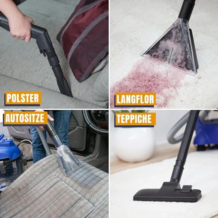 Albatros Waschsauger Hydro 7500 + 1 Liter Teppich-Polster Shampoo – Bild 3