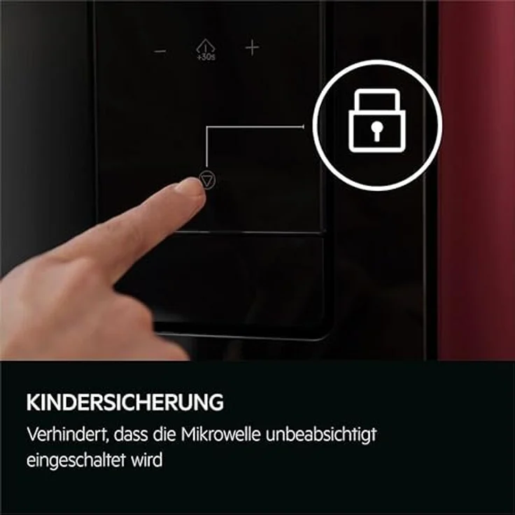 Electrolux Kompakt-Mikrowelle mit Grill-Funktion und SteamSet, Schwarz – Bild 1