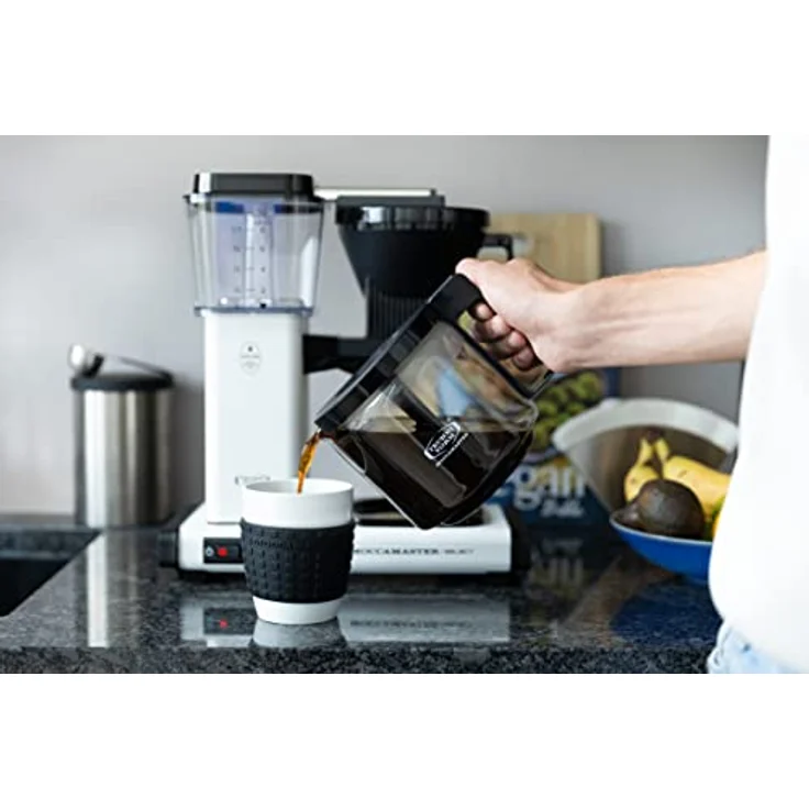 Moccamaster KBG Select, Filtermaschine Kaffee, Kaffeemaschine, Filterkaffee, Matt White, 1.25L – Bild 4