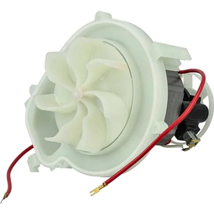 vhbw Ersatz Motor kompatibel mit Vorwerk VK 119, 118, 121, 120, 122 Staubsauger - Inkl. Anschlusskabel, Leistungsstarker & langlebiger Motor, 450W, grau – Bild 3