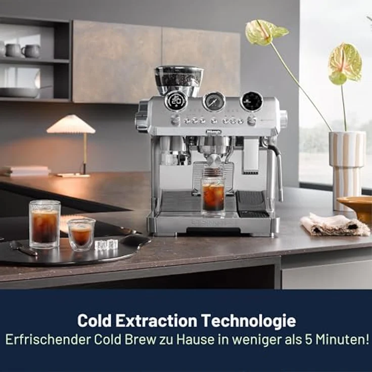 De'Longhi Espressomaschine LA SPECIALISTA MAESTRO EC9885.M, Silber, 2,5 l Wassertank, 19 bar Pumpendruck – Bild 5
