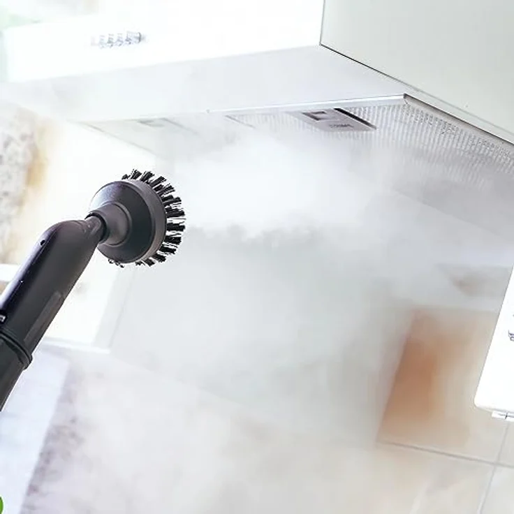 Retoo Dampfreiniger, Handgerät, Handheld mit 450 ml Tank, 900 W Handdampfreiniger, 3,5 bar max. Dampfdruck, Geeignet für Polstermöbel, Küche, Boden, Fenster, Teppiche, Gelb – Bild 4