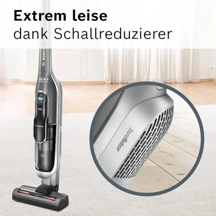 Bosch Hausgeräte Athlet Ultimate ProSilence 32.4 V BBH7SIL, Akkustaubsauger, grau – Bild 3