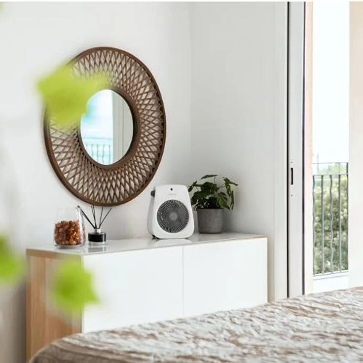 Cecotec ReadyWarm 2000 Max Force White, Heizgerät mit 2000 W, 2 Leistungsstufen, 3 Betriebsmodi (kalt/heiß/sehr heiß), geräuschlos, Überhitzungsschutz, leicht – Bild 5