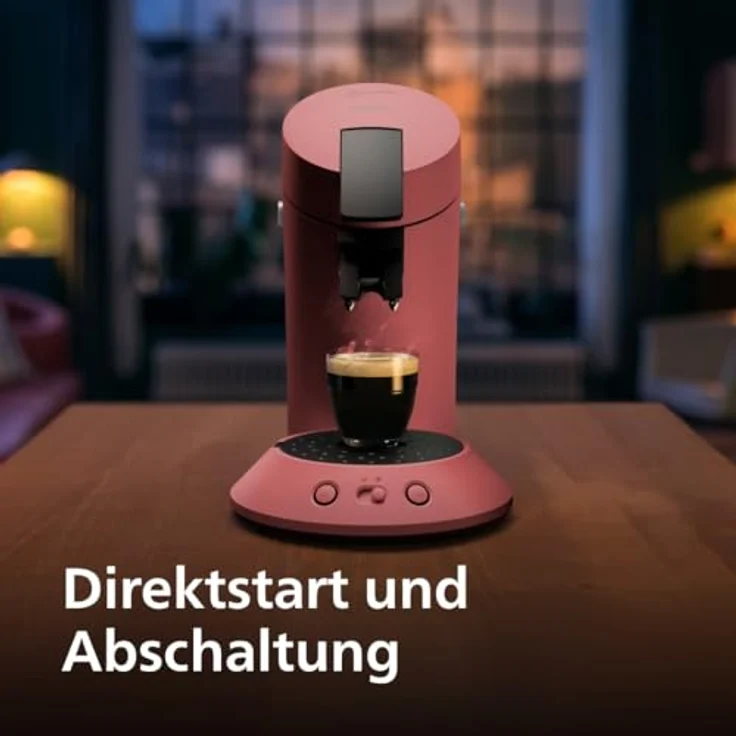 Philips Senseo Original Plus CSA210/35 Kaffeepadmaschine, Soft Red, Coffee Boost Technologie – Bild 3