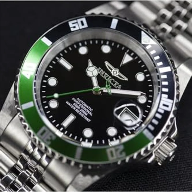 Invicta Pro Diver Automatikuhr, Edelstahl, 42mm, mit Datumsanzeige – Bild 3