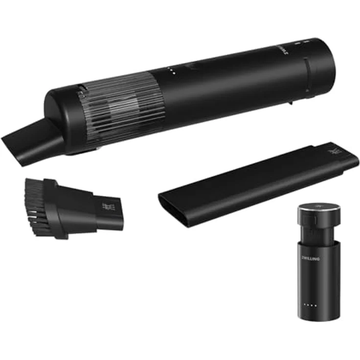 ZWILLING XTEND Kabelloser Staubsauger, Starterset mit 60 Watt Leistung, Dual-Filter-System, schwarz – Bild 1