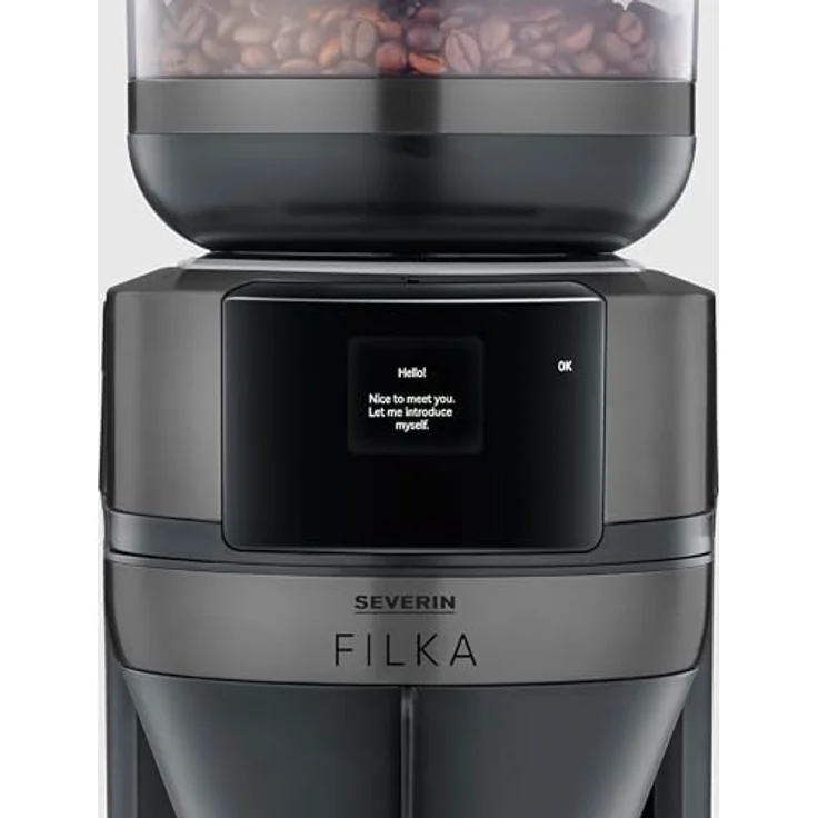 Severin FILKA 2.0 Kaffeemaschine mit Mahlwerk, 1,1l Kaffeekanne, Papier- und Permanentfilter 1x4 – Bild 6