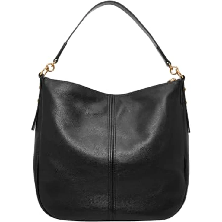 Fossil Jolie Schultertasche, Leder 30,5 cm, Schwarz, mit abnehmbaren, verstellbaren Schultergurt und geräumigem Hauptfach – Bild 4