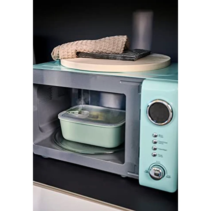 Mepal Frischhaltedosen Set 3-teilig EasyClip – Luftdicht & auslaufsicher – Geeignet für Mikrowelle, Dampfgarer, Kühl- und Gefrierschrank – 2 x 700 ml + 1500 ml – Nordic sage – Bild 4