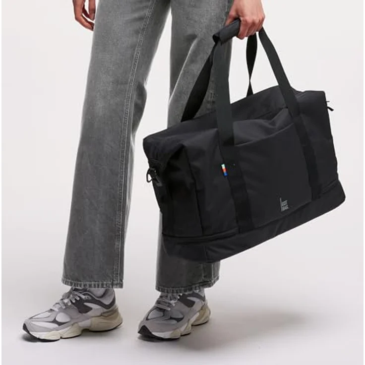 GOT BAG Weekend Bag, Reisetasche aus 100% PET, 50 cm, schwarz – Bild 6