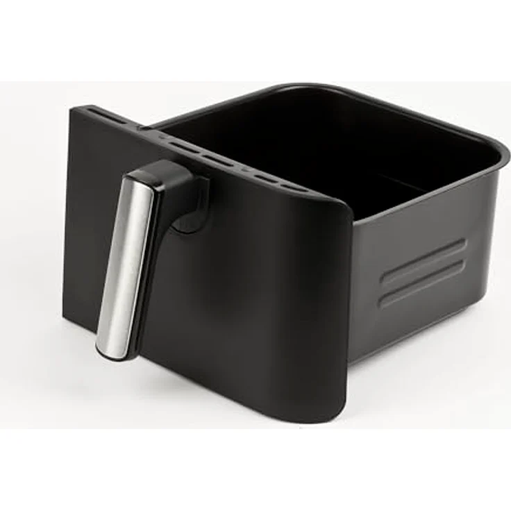 Girmi FG26 Ecofrit Bis Luftfritteuse, 2400 W, 9 Liter, digitale Anzeige, 2 Kochzonen, antihaftbeschichtet, BPA/PFOA Safe, Schwarz, inkl. Rezeptbuch – Bild 3