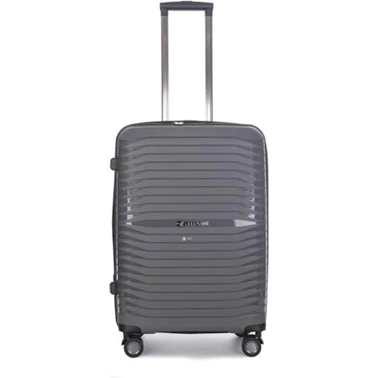 Stratic Bright+ - 4-Rollen-Trolley 66 cm M erw. Grey, Pattern: Einfarbig – Bild 1
