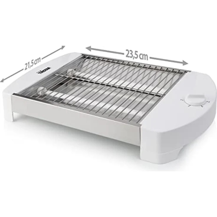 Tristar BR-2400 Flach-Toaster-Brötchenröster mit Countdown-Timer und Krümelschublade, 400 W – Bild 4