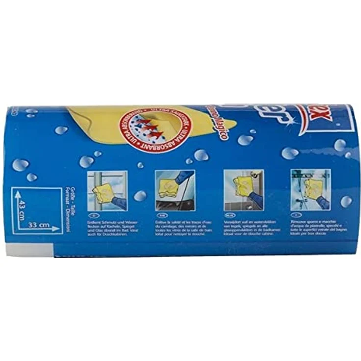 Spontex Wundertuch, hohe Wasser- und Schmutzaufnahme, streifen- und fuselfrei, 1er Pack – Bild 3