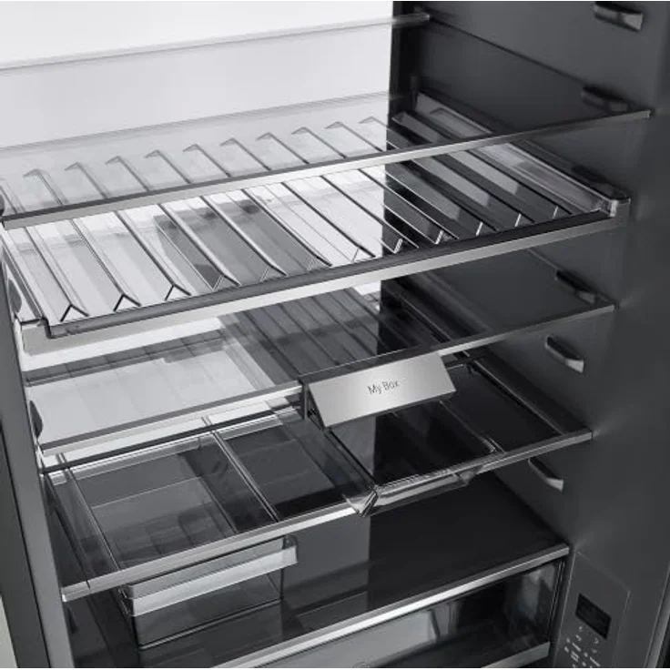 LG GBGW92GCEV, Kühl-Gefrierkombination mit 465 l, NoFrost, Fresh Zone Fach, Schwarz – Bild 24