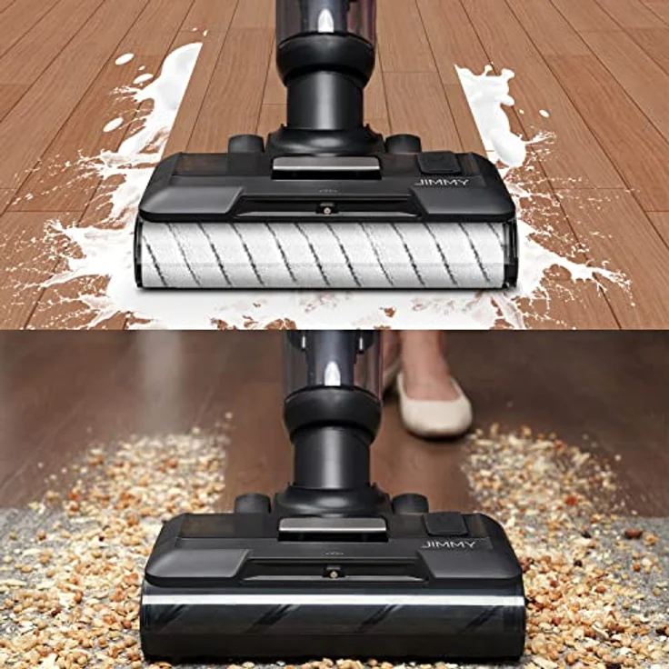 Jimmy Messeneuheit 2023 HW10 Pro 3in1 Wischsauger Saugwischer Akku Staubsauger Mit Selbstreinigungsstation 7 Tlg. 350 Watt Bis zu 80 Min Laufzeit 16.000kPa Für Hartböden, Teppiche, Möbel Matratzen – Bild 2
