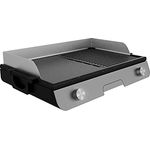 Cecotec Elektrischer Tischgrill PerfectRoast 3000 Inox, 3000 W, Grillfläche Mixta, Antihaftbeschichtung, regulierbares Thermostat, Fettauffangschale