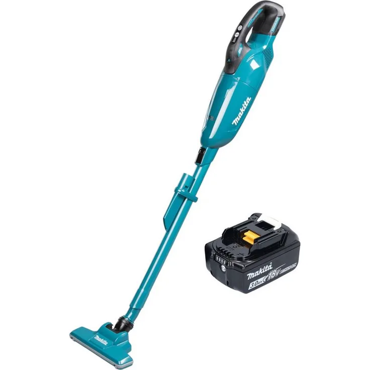 Makita DCL 284 FF, Akku-Handstaubsauger 18 V, 0,73 l, Brushless mit 3,0 Ah Akku, beutellos, geräuscharm