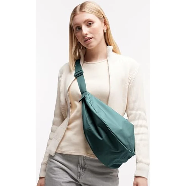 Got Bag Moon Bag Umhängetasche, 45 cm, 100% Polyester, grün – Bild 5