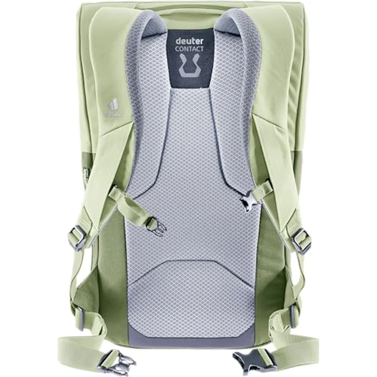 Deuter UP Seoul, Freizeit-/Laptoprucksack aus 100% recycelten Materialien, Farbe grove-mineral, mit gepolstertem Rücken und verstellbaren Schulterriemen – Bild 2