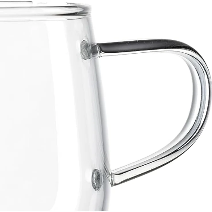 LEONARDO Tè per Te Milchkännchen - Borosilikatglas, Handarbeit, Spülmaschinenfest - 350 ml transparent – Bild 4