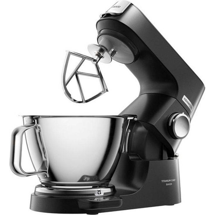 Kenwood KVC85.004BK Titanium Chef Baker Küchenmaschine, 1200W, 3,5L,5L Schüssel, schwarz, Serie: Titanium Chef Baker
 - Preisvergleich – Bild 2