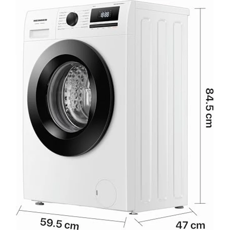 HEINNER HWM-HME7012IVSMA+++ Waschmaschine 7 kg, Frontlader, 1200 U/min, Inverter Motor, 14 Programme, Energieklasse A, LED-Anzeige, Mengenautomatik – Bild 4