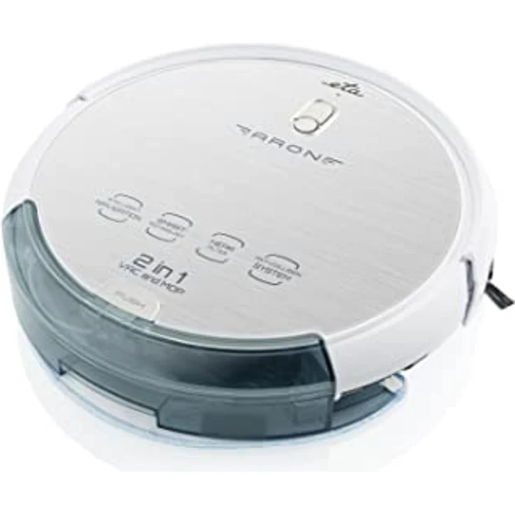 ETA Saugroboter Aron I 2in1 Saugen und Wischen I 120min Laufzeit I 300ml Wassertank I App Steuerung I Nur 7.2cm Hoch I HEPA Filter – Bild 1