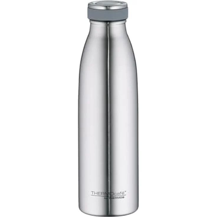 ThermoCafé by THERMOS 4067.205.050 Thermosflasche TC Bottle, Edelstahl mattiert 0,5 Liter, 12 Stunden heiß, 24 Stunden kalt, BPA-Free – Bild 2