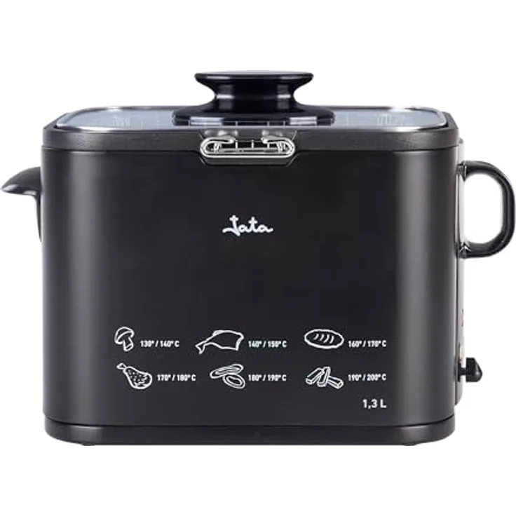 Jata Fritteuse JATA FR5600 Schwarz 1000 W 1,3 L mit Antihaftversiegelung – Bild 1