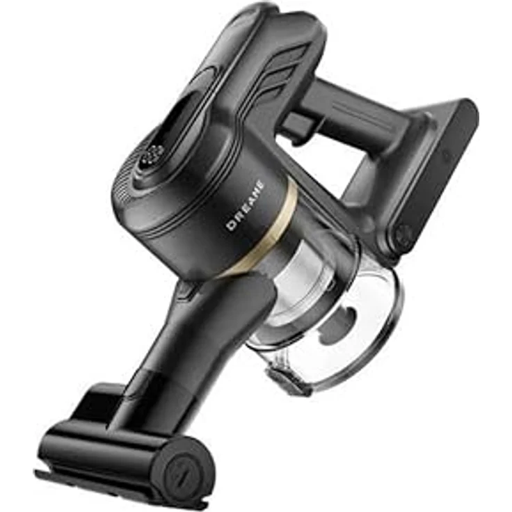 Dreame T30 Flex, Akku-Handstaubsauger mit 24000 Pascal Saugkraft, beutellos, 450 W, Schwarz-Gold, 60 Min. Laufzeit – Bild 4