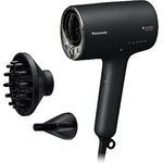 Panasonic EH-NA0J-N825 nanoe™ MOISTURE+ & Mineral Haartrockner, Diffusor & Konzentratordüse, intelligente Sensoren, Heiß- & Kalt-Wechselmodus, Pflege für Haut, Kopfhaut & Haarspitzen, 1600 W, Schwarz