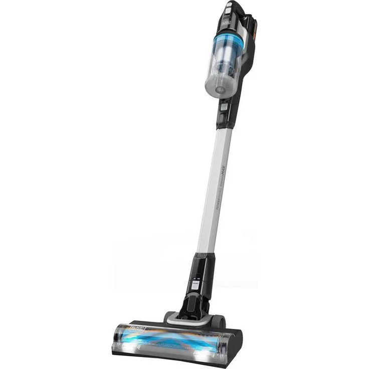 Black + Decker Akku-Hand-und Stielstaubsauger BHFEB520D1, 2 Leistungsstufen, 18V PowerConnect Systemkompatibilität, ideal für Haustiere, weiß
