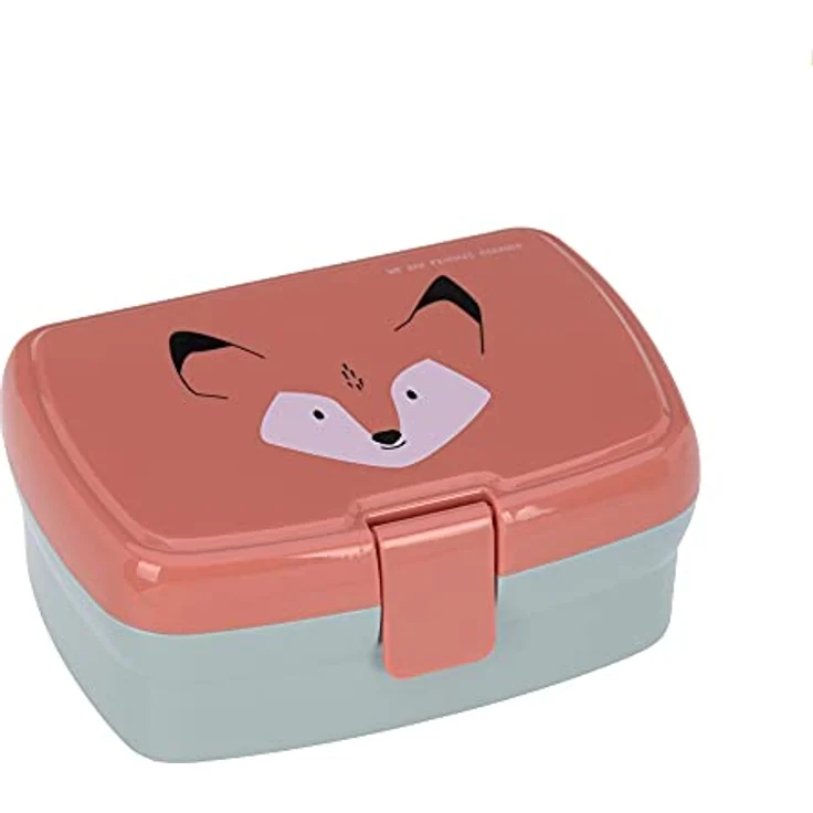 LÄSSIG Brotdose & Trinkflasche Set - Lunch Set mit Lunchbox und Trinkflasche (460 ml)/About Friends Fox – Bild 4