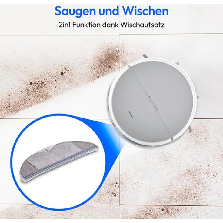 MEDION Saugroboter E35 SW mit 2000Pa Saugkraft und Gyro-Navigation – Bild 3