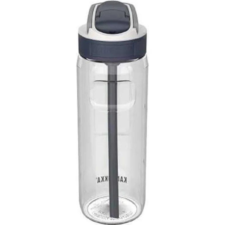 Kambukka Lagoon 750 ml, auslaufsichere Trinkflasche aus bruchsicherem Tritan mit integriertem Strohhalm – Bild 1