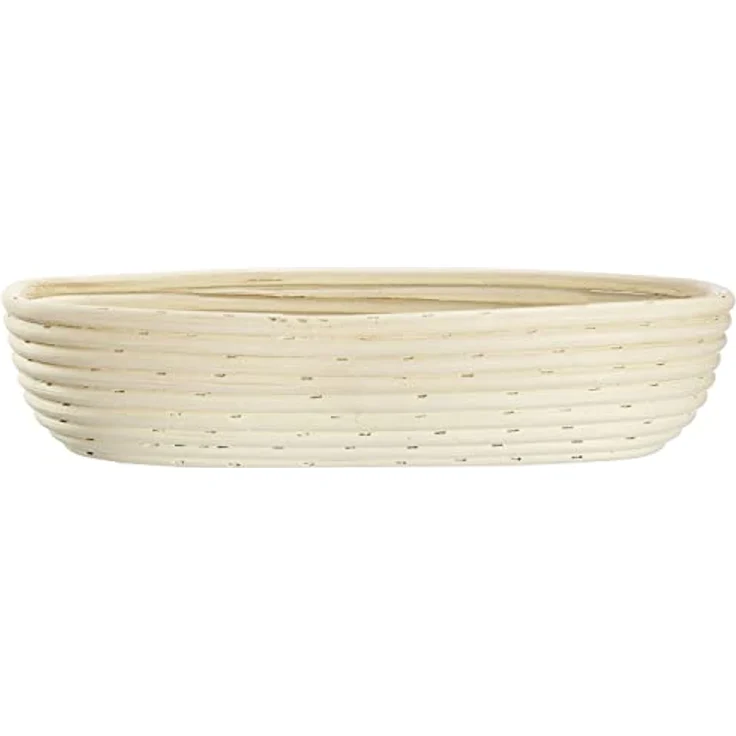 Westmark Gärkörbchen-Set, 2tlg., Gärkörbchen oval + Bezug, Peddigrohr/Baumwolle, Hellbeige/Beige, 3234227B – Bild 3