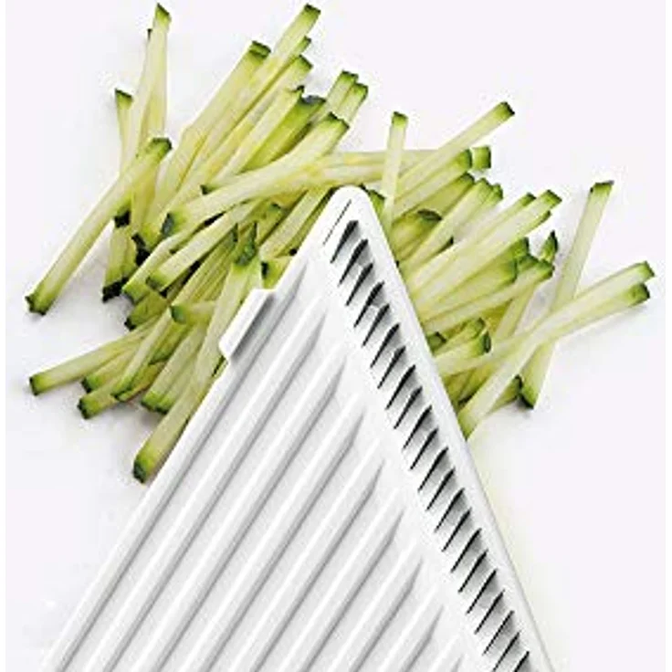 G S D Haushaltsgeräte 3in1 Gemüsehobel, Kunststoff, Weiss, 30x11x6cm – Bild 6