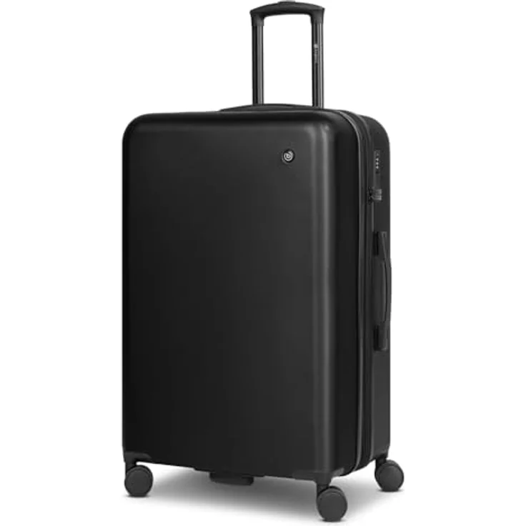 Bugatti Valencia 2.0 Kofferset, 3-teilig mit Dehnfalte und 4 Rollen, Schwarz, (38 l) – Bild 6