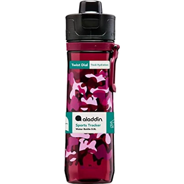 aladdin Sports Tracker, 0,8L, Burgund mit Aufdruck