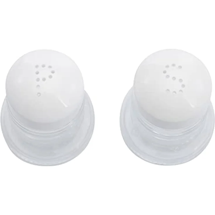 Westmark Salz- und Pfefferstreuer-Set, 2-tlg., Fassungsvermögen je 40 ml, Glas-Kunststoff, Paris-Standard, Transparent-Weiß, 63062270 – Bild 5