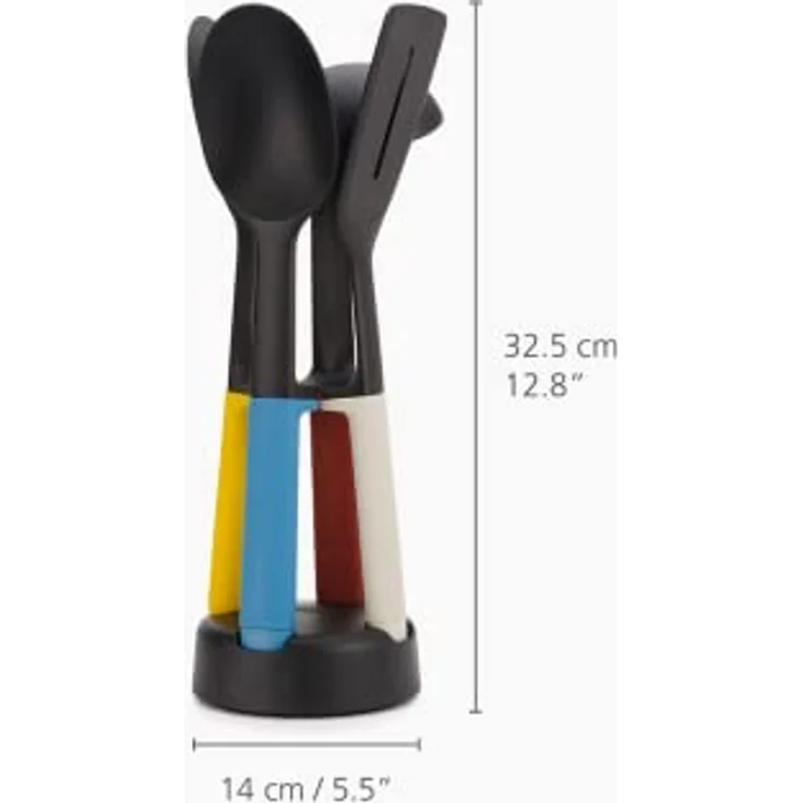 Joseph Joseph Elevate Slim Utensilien-Set, 4-teilig, mehrfarbig – Bild 5