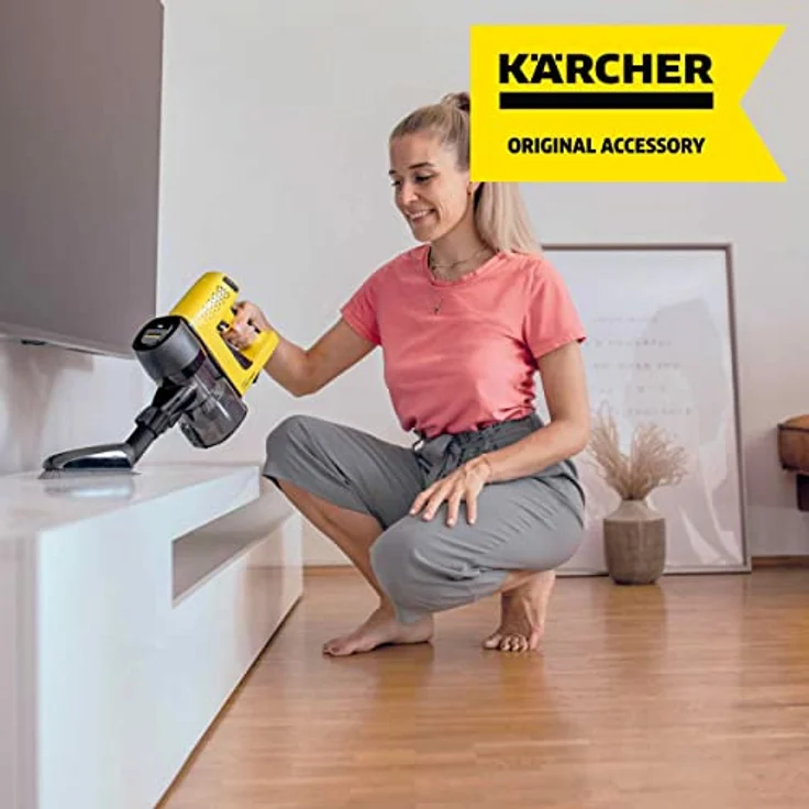 Kärcher Original Softbürste, Zubehör für Kärcher Akku-Staubsauger VC 4 Cordless myHome, VC 6 Cordless ourFamily und VC 7 Cordless yourMax, Schwarz – Bild 3