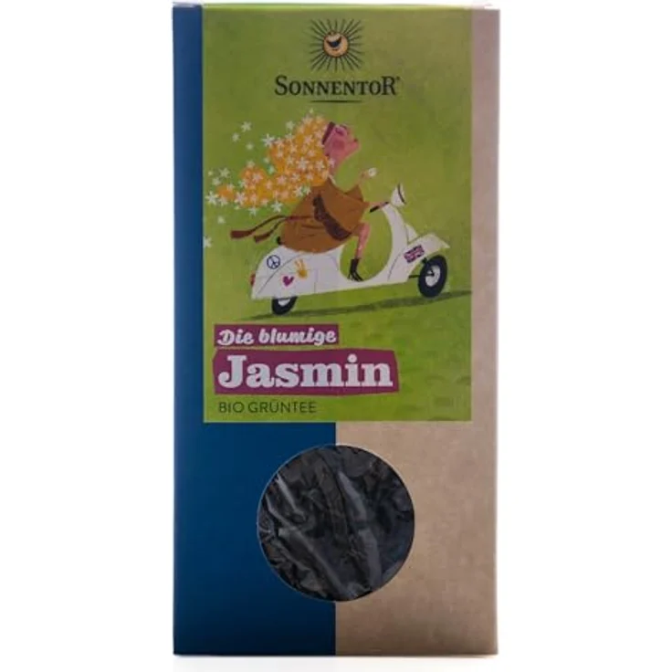 Sonnentor "Jasmin" Bio-Grüntee, 100g loser Tee – Bild 2