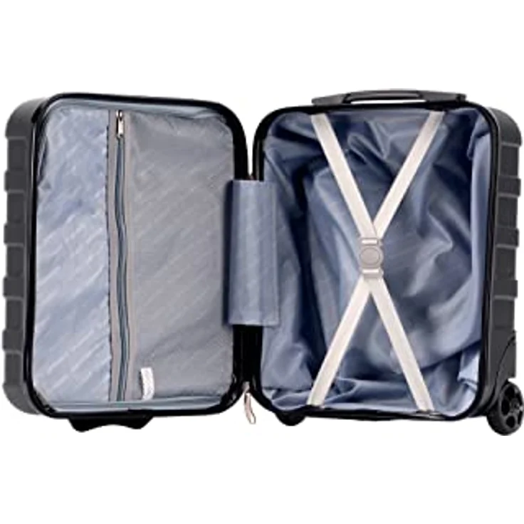 Cabin Max Anode 30L, Handgepäck Koffer mit Hartschale, 45x36x20 cm, ultraleicht, 2-Rad Trolley, schwarz – Bild 5
