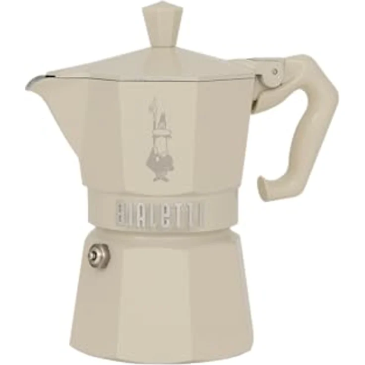 BIALETTI Espressokocher Bialetti MOKA EXCLUSIVE CREAM, Aluminium 3 Tassen, cremefarben, für Elektro-, Gas-, Glaskeramik- und Induktionsküchen – Bild 2