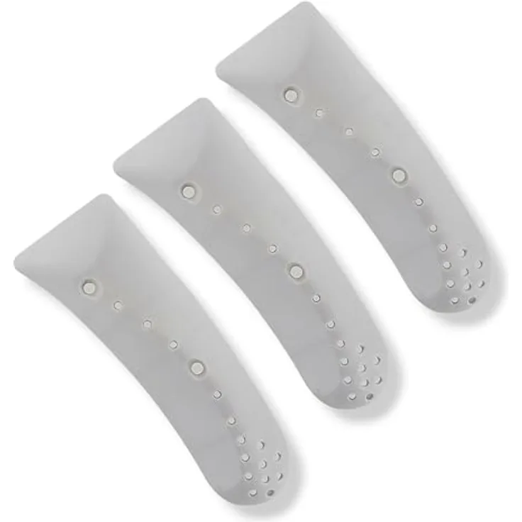 DL-pro 3 x Waschmaschinen Trommelrippe, 15,4x5,2x4cm, robustes Mitnehmerrippe Set mit 17 Löchern für Candy Hoover Otsein 41021914